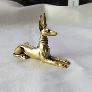 Brass Anubis Figurine